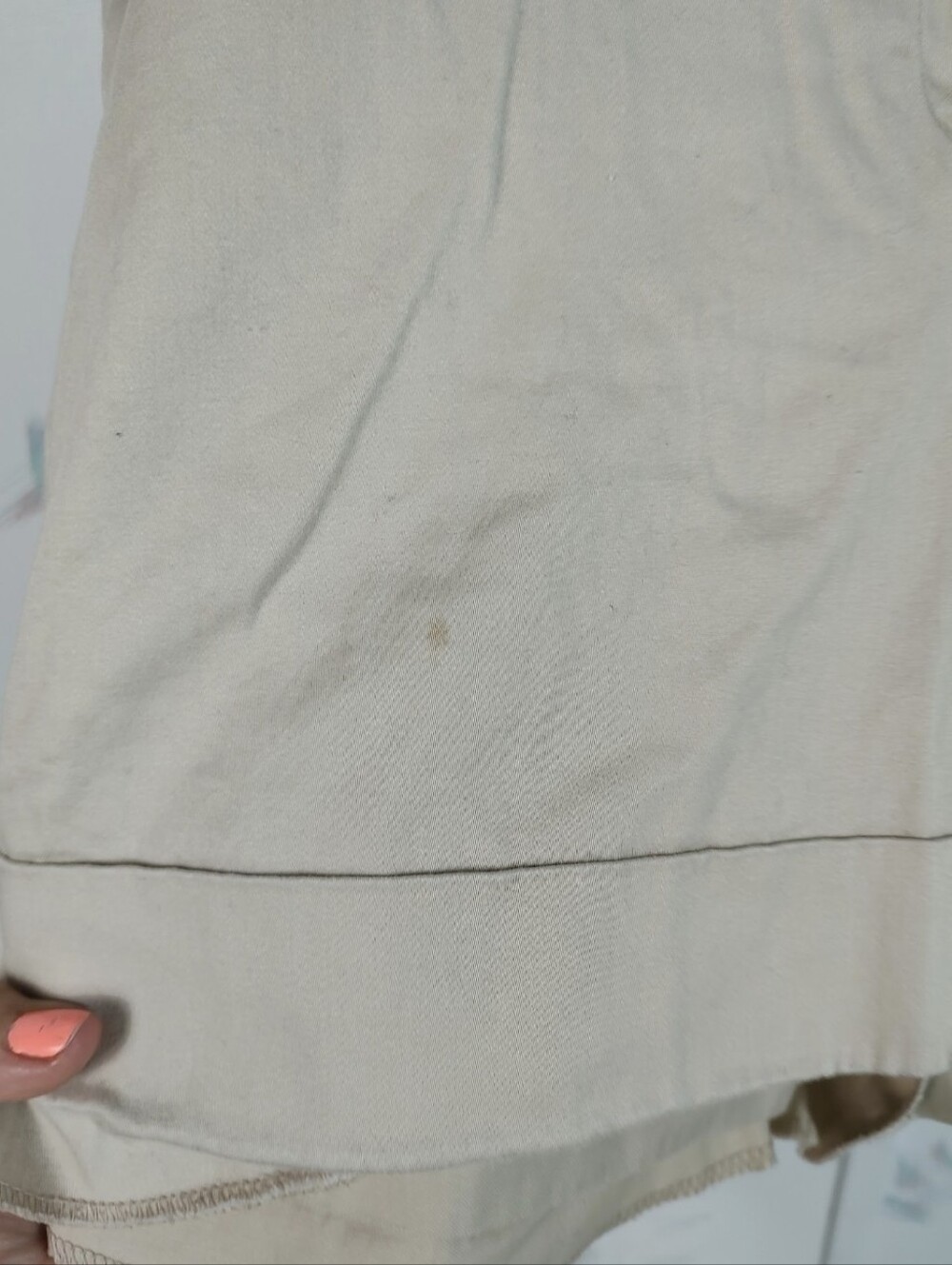 New York & Company Beige Chino Shorts 12 - Picture 4 of 10